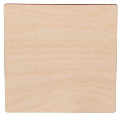 Dřevěné destičky CREATIVE WOOD SET 5, 10 x 10 cm