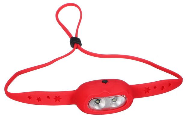Čelovka s gumovým páskem HEADLAMP STAR, 120 lm, LED, USB