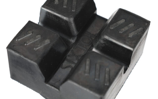 Gumová podložka pro zvedák automobilů SX JACK SUV 2,5T, 62x62x44 mm