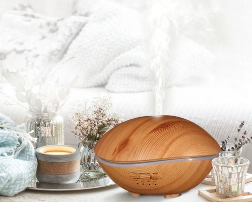 Aroma difuzer Stone světlé dřevo 500ml