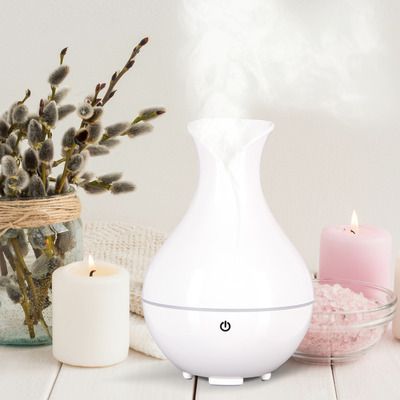Aroma difuzer Bloom bílý lesk 200ml