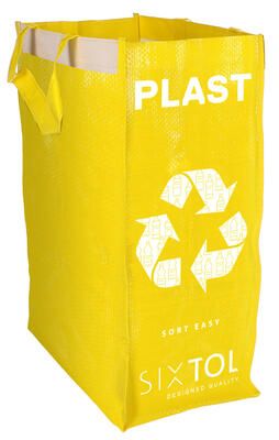 Tašky na tříděný odpad SORT EASY 3 SLIM, 18x30x40 cm, 3 x 22 l, 3 ks