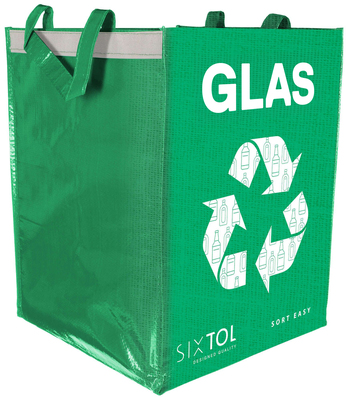 Taška na tříděný odpad SORT EASY GLAS DE, 30x30x40cm, 36l