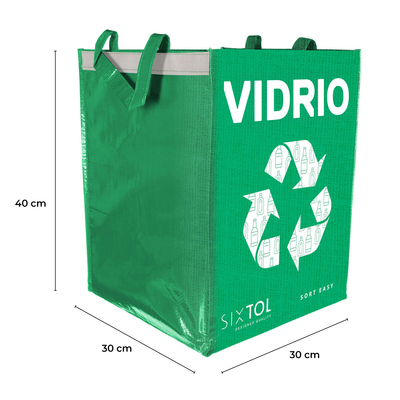 Tašky na tříděný odpad SORT EASY 3 BASIC ES, 30x30x40 cm, 3 x 36 l, 3 ks