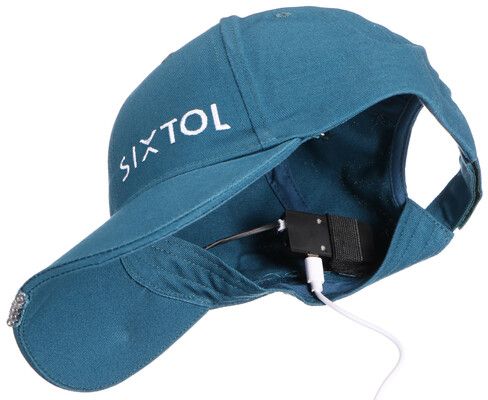 Kšiltovka s LED světlem B-CAP 25lm, nabíjecí, USB, univerzální velikost, modrá