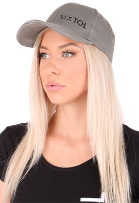 Kšiltovka s LED světlem B-CAP 25lm, nabíjecí, USB, univerzální velikost, šedá
