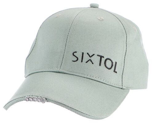 Kšiltovka s LED světlem B-CAP 25lm, nabíjecí, USB, univerzální velikost, zelená