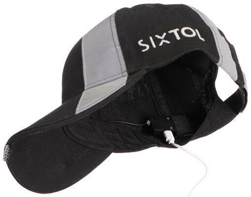 Reflexní kšiltovka s LED světlem B-CAP SAFETY 25lm, nabíjecí, USB, uni velikost, černá