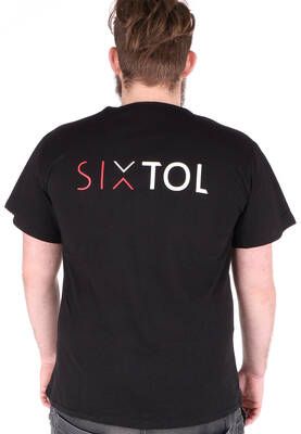 Tričko pánské T-SHIRT, černá, velikost L, 100% bavlna
