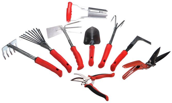 Sada zahradního nářadí GARDEN SET 9 - bez krabice