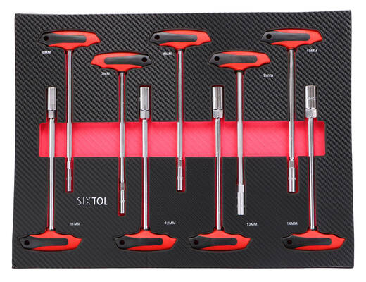 Dílenský vozík s nářadím MECHANIC TROLLEY TITAN 1559, 13 šuplíků, 1559 ks nářadí