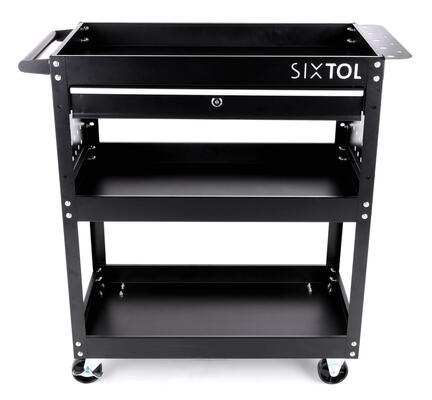 Dílenský vozík na nářadí MECHANIC TROLLEY ROGER DRAWER, 3 police + 1 šuplík