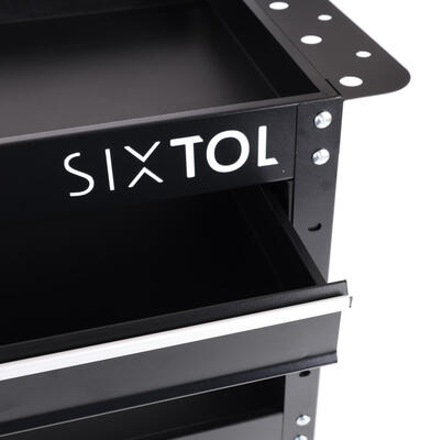 Dílenský vozík na nářadí MECHANIC TROLLEY ROGER DRAWER, 3 police + 1 šuplík