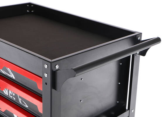 Dílenský vozík s nářadím MECHANIC TROLLEY JASON 80, 3 šuplíky, 1 police, 80 ks nářadí