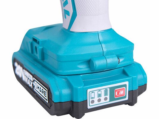 Vrtací šroubovák aku s příklepem, 2x2000mAh, 20V Li-Ion, industrial