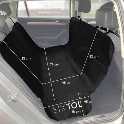 Ochranná deka do auta pod psa CAR BEN - polepený obal