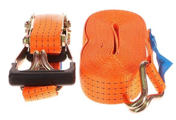 Pás upínací ráčnový s háky, 10m x 50mm, max. 4000kg, PES