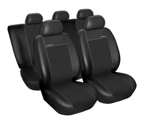 Autopotahy Volkswagen LT, 3 místný, do r. 2006, Eco kůže + alcantara černé