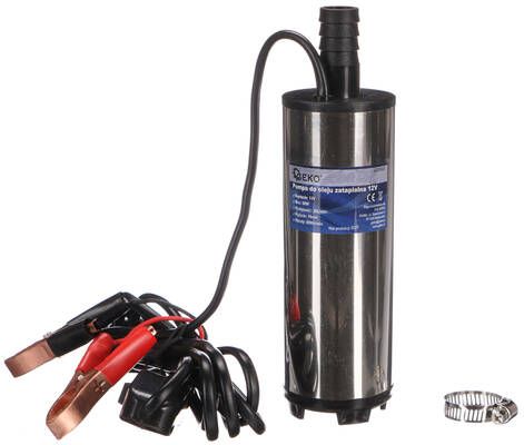 Mini čerpadlo na naftu, 12V, 25l/min, průměr 52mm, 60W, na hadice 3m