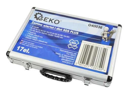 Sada vrtáků a sekáčů SDS PLUS 17ks