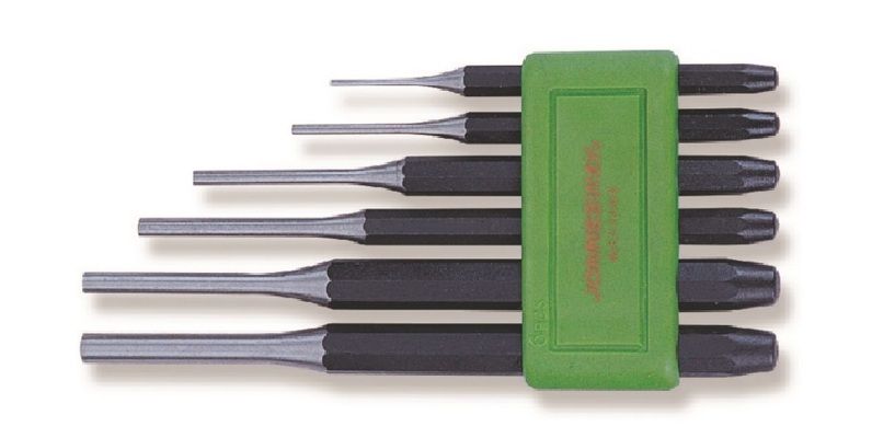 Vyrážeče čepů 2-8 mm, sada 6 ks
