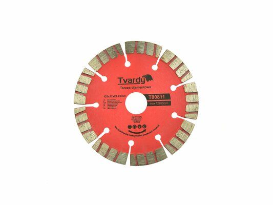 Segmentový diamantový kotouč 125x12mm