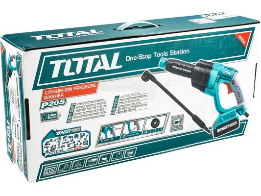 Tlaková myčka AKU 20V Li-ion, nabíječka a baterie (1x 4000mAh)