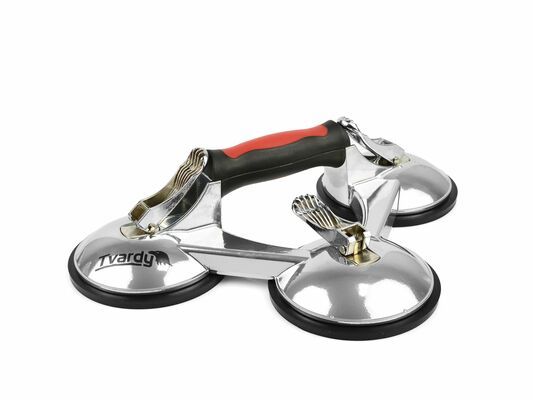 Přísavka na sklo a obklady, hliníková 3x125mm